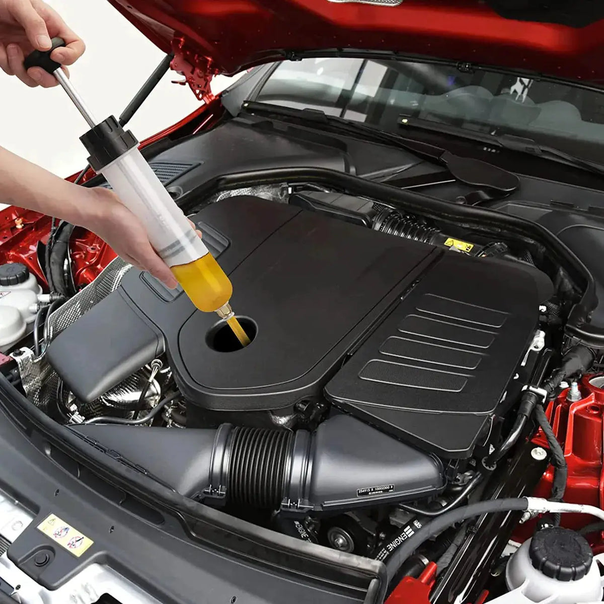 Car Engine Oil Fluid Pump Efficient Vacuum Manual Inhalation Syringe Style Engine Cooolant Transfer Translucent 500cc/1500cc by InterCyprus Trading Ltd