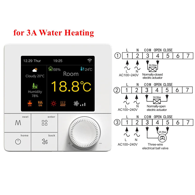 EZAIOT Floor Heating Thermostat &ndash; Smart Remote Control Water Heating