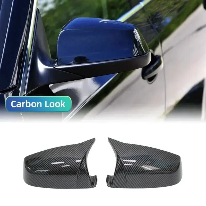 2Pcs Rearview Mirror Caps For BMW 5 6 7 Series E60 E61 E63 E64 Side Wing Rear View Mirror Cover Trim Car Exterior Accessories by InterCyprus Trading Ltd