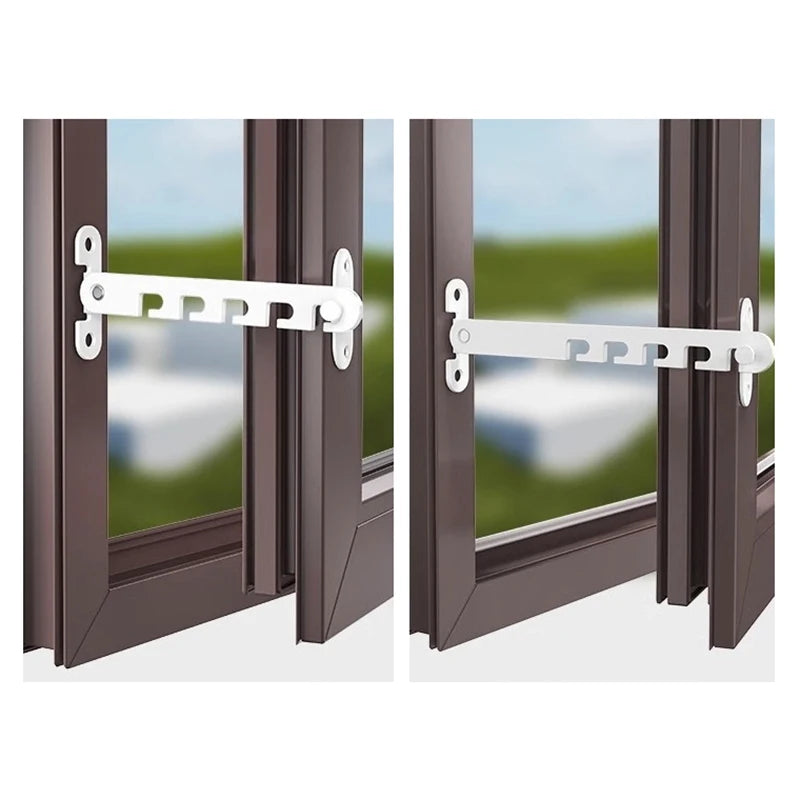 Child Safety Window Lock - Adjustable Metal Restrictor for Baby Protection