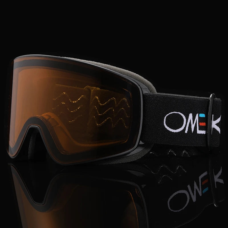 OMEKOL Double Layers Anti Fog Ski Goggles &ndash; Anti Fog Shield