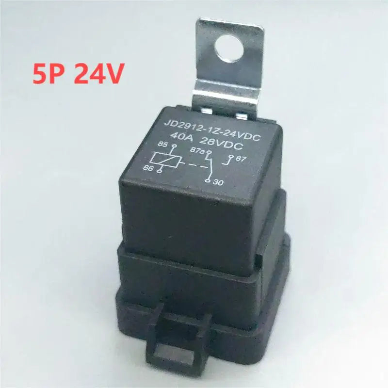 Car Auto Relay &ndash; Sealed Waterproof Design for 12V and 24V Systems 5P 24V