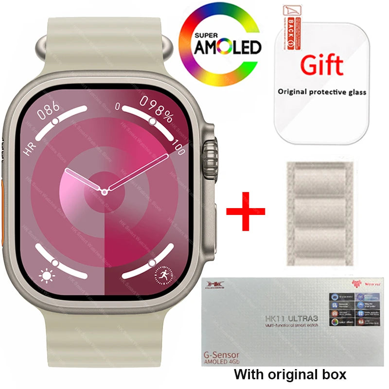 HK11 Ultra 3 Smartwatch &ndash; 4G Calling And AI Chat Robot