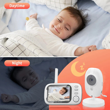 Cdycam 3.5 Inch Wireless Video Baby Monitor with Night Vision &amp; Two-Way Audio