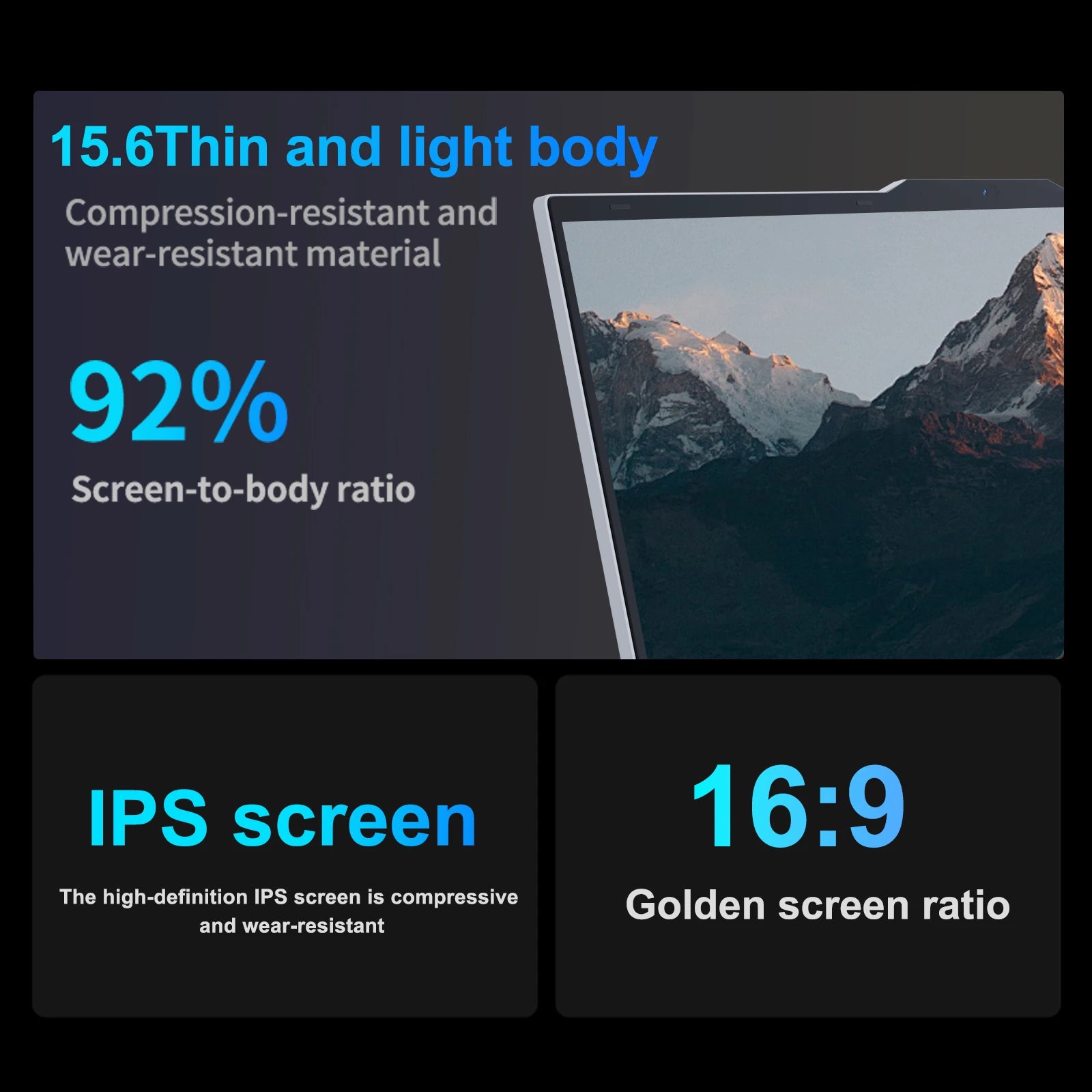 15.6 Inch Ultra Slim Laptop &ndash; 32GB RAM and 2048GB SSD Performance