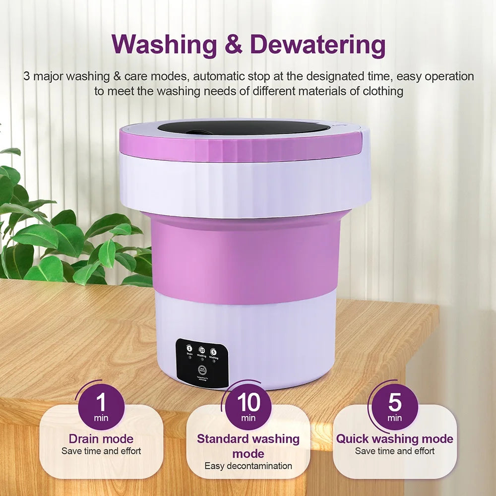 7L Portable Folding Washing Machine &ndash; Compact and Automatic Laundry Solution