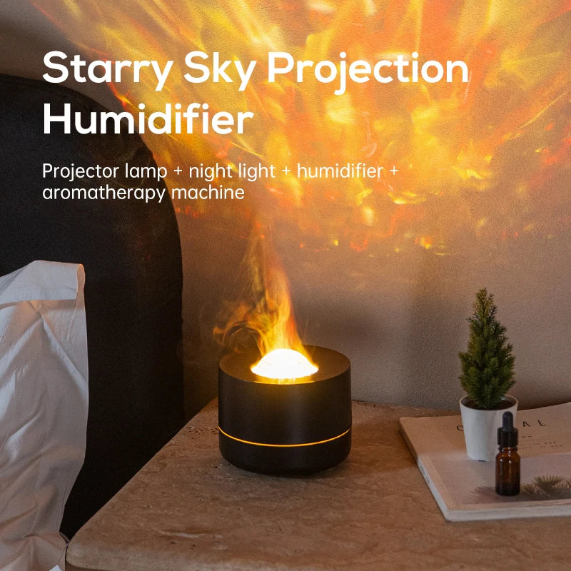 Sternenhimmel Projektor Luftbefeuchter 7 Farblichter Diffusor