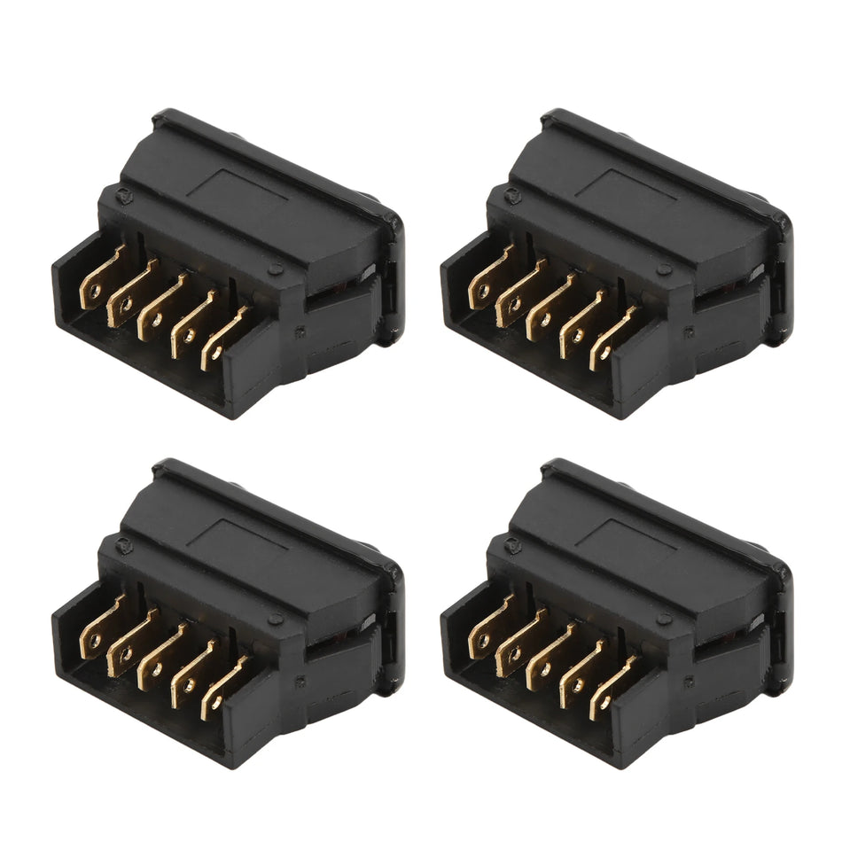 Interruttore per Finestrini Auto 4 Pezzi 5Pin Universale Interruttori di Alzata Vetro