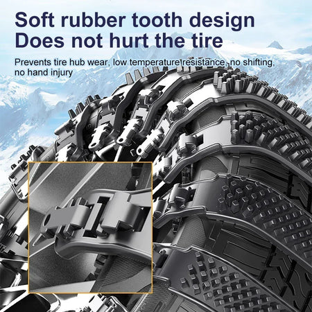 Snow Chain Tyre Chain Urethane Set 10To1PCS &ndash; All Season