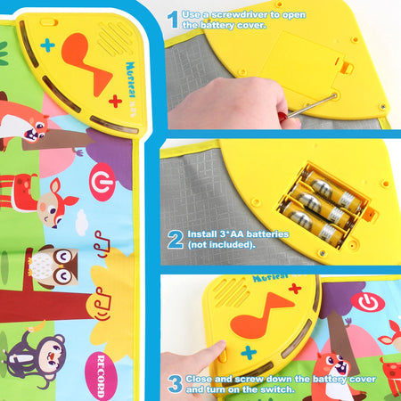 Coolplay Music Piano Mat &ndash; Interactive Educational Fun for Toddlers