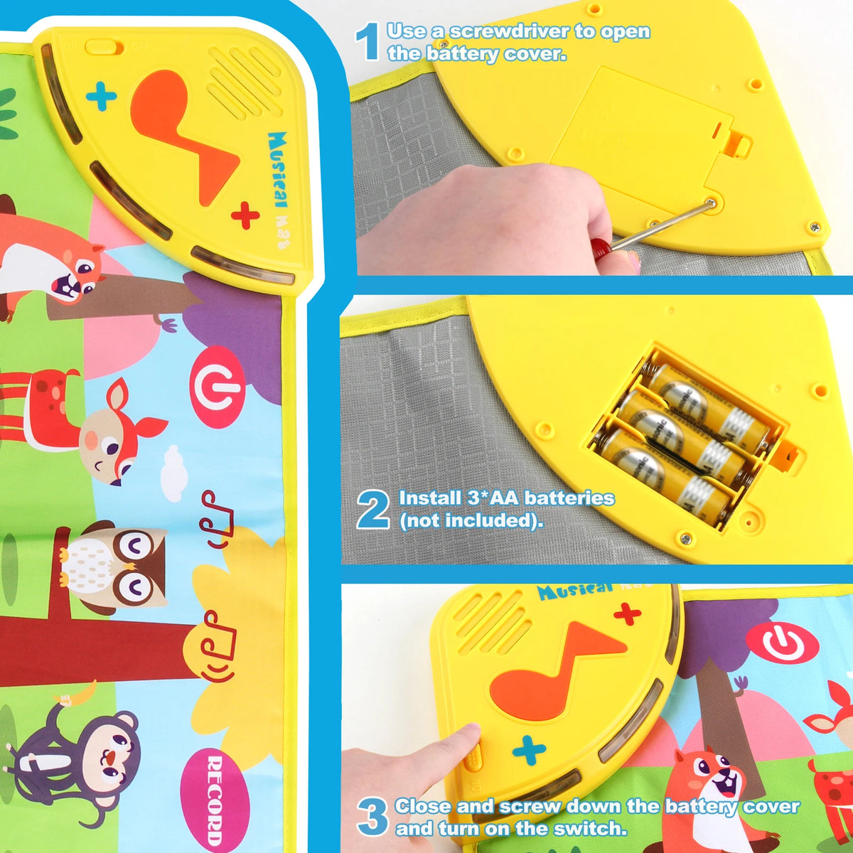 Music Piano Dance Mat &ndash; Educational Fun with Animal Sounds