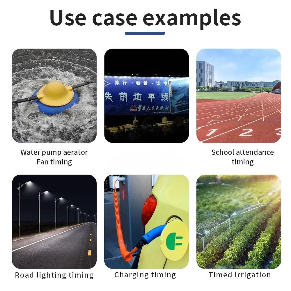 Timer 220V 60A DIN Rail Timer Switch - Weekly Programmable