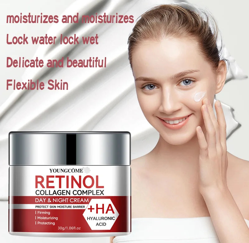 YOUNGCOME Retinol Anti-Aging Moisturising Cream with Collagen &amp; Hyaluronic Acid