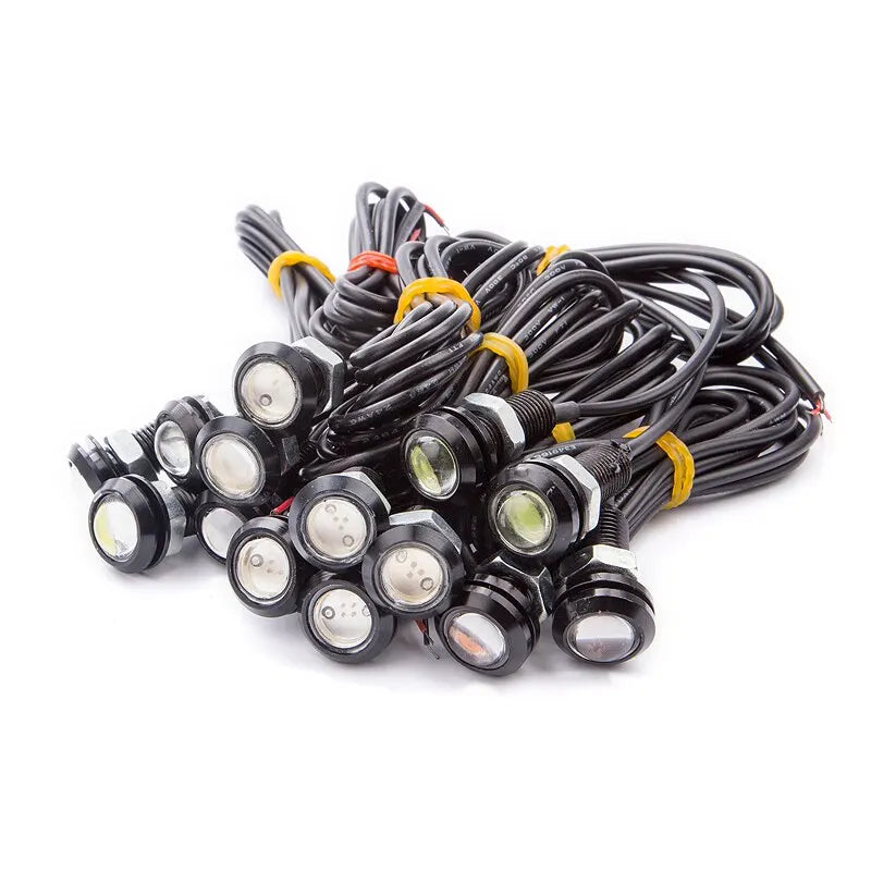 KEVANLY 4Pcs Eagle Eye LED Daytime Running Lights &ndash; Super Bright Visibility