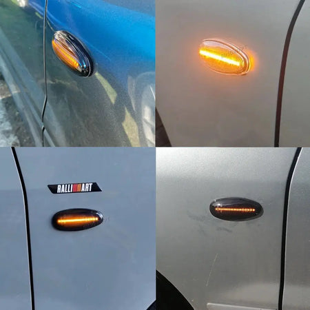 For Mitsubishi Lancer (CK / ES) 1996 1997 1998 1999 2000 2001 2002 2003 2004 - 2007 LED Dynamic Turn Signal Side Marker Light by InterCyprus Trading Ltd