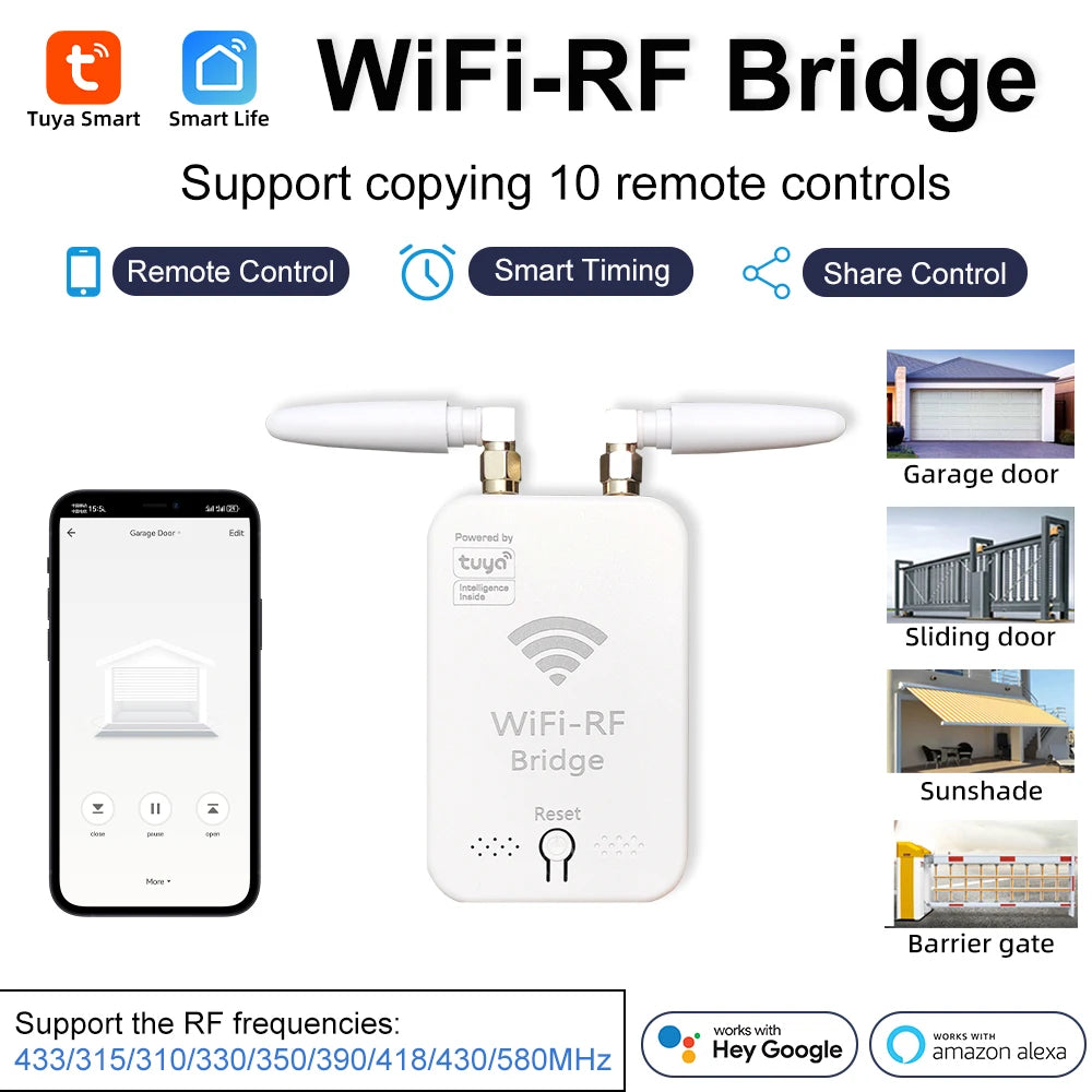 ZSVIOT Tuya Smart Wifi RF Duplicator &ndash; Smart Remote Copying US Plug