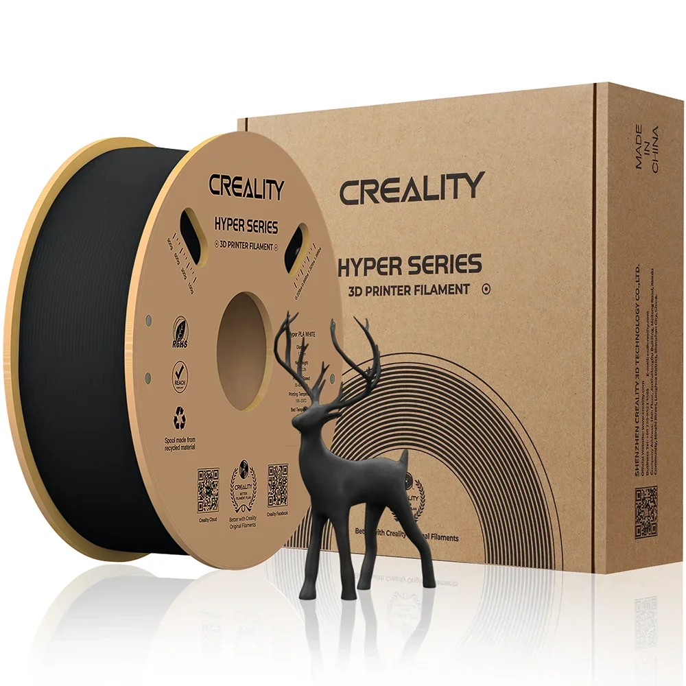 Creality Hyper Series PLA Filament 1.75mm &ndash; Faster Printing Black