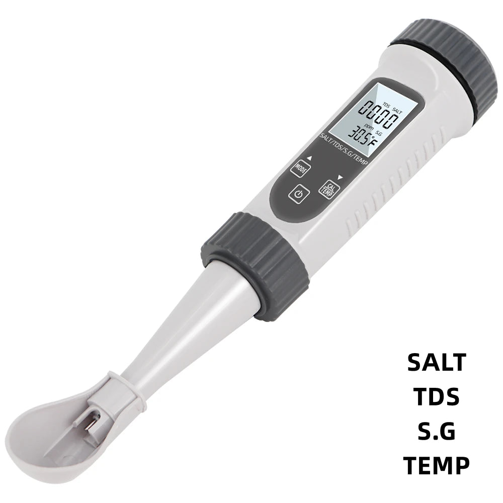 SALT-785 4 In 1 TDS Meter &ndash; Water Quality Tester For Pools SALT-785