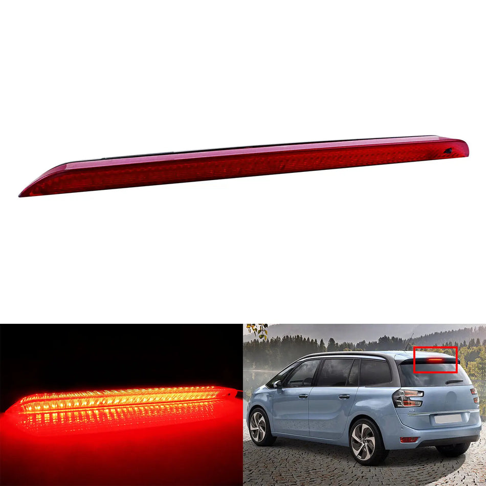 Peugeot 3008 II / Citroen C4 için Kırmızı Lensli LED Üçüncü Fren Lambası