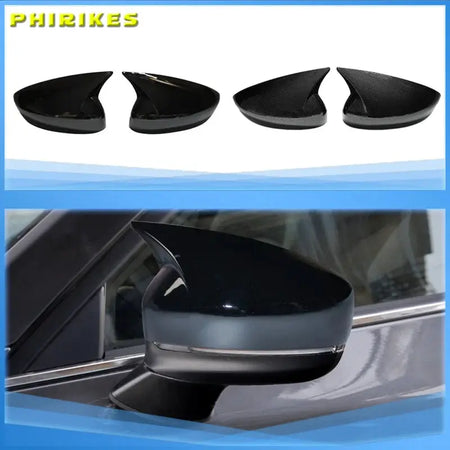 For Mazda CX5 CX-5 2017-2023 Side Wing Mirror Cover Rearview Mirror Lid Cap Housing Shell Black by InterCyprus Trading Ltd