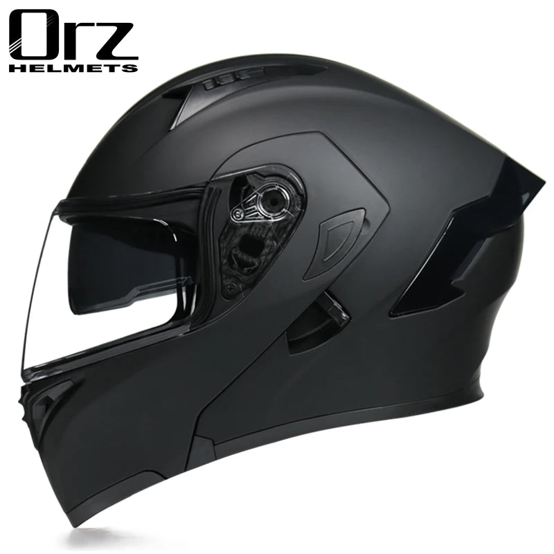 ORZ-991 Modular Flip Up Helmet &ndash; Dual Visors DOT Approved YH-TM-XL
