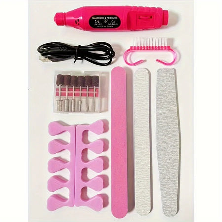 Yikoolin 7-In-1 Nail Art Tool Set - All-In-One Manicure Kit Set 4