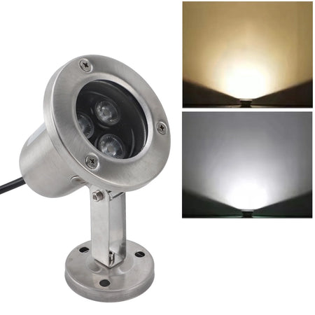 Pond Light 3W LED Stainless Steel Spotlight &ndash; Low Power