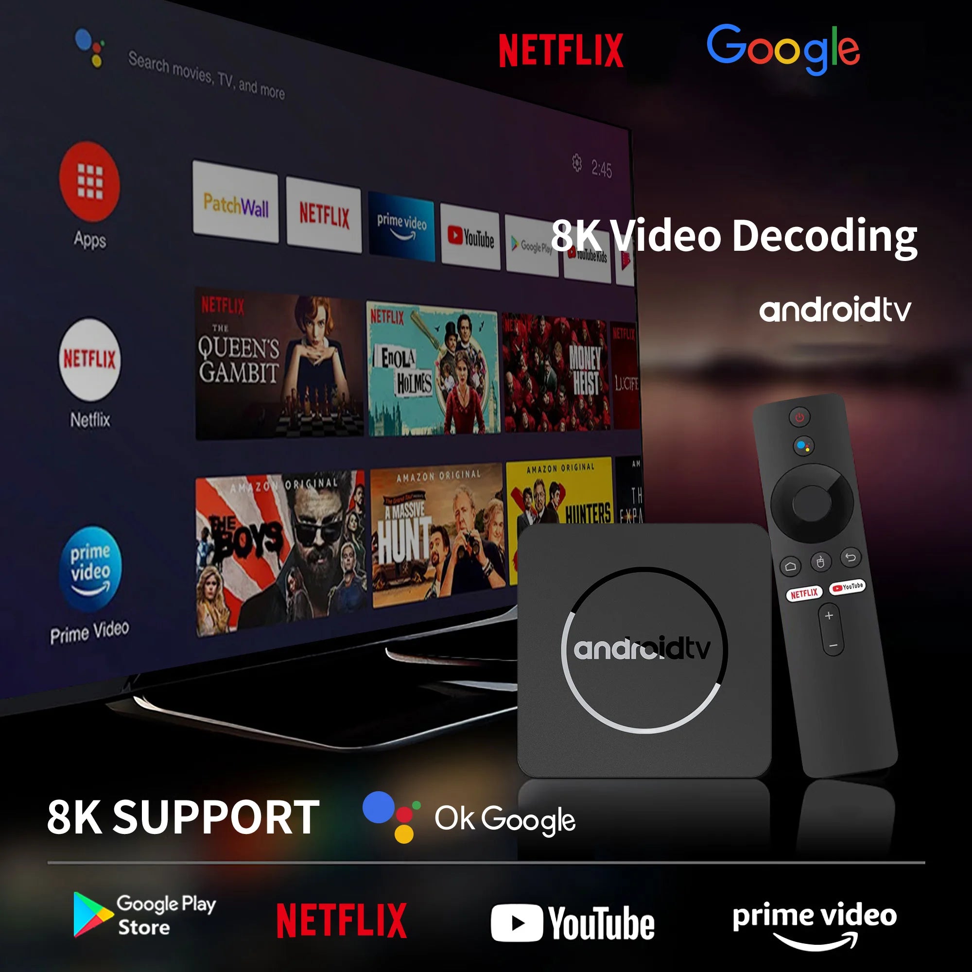 Android 13 4K HDR10+ TV Box H313 2GB16GB &ndash; 4K Streaming