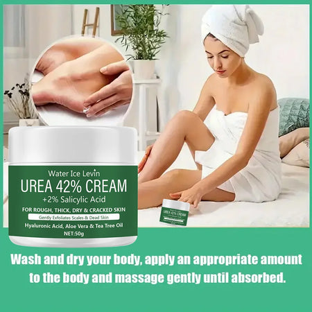 Water Ice Levin 42% Urea Cream &ndash; Deep Moisturizing and Nourishing Formula
