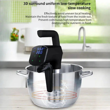 1100W Sous Vide Immersion Circulator LCD Touch Display
