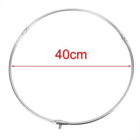 Gmarty Stainless Steel Folding Fishing Net Head - Compact and Durable 40cm