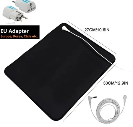 Earthing Universal Mat Grounding Mouse Pad &ndash; Cord Included with EU apdater