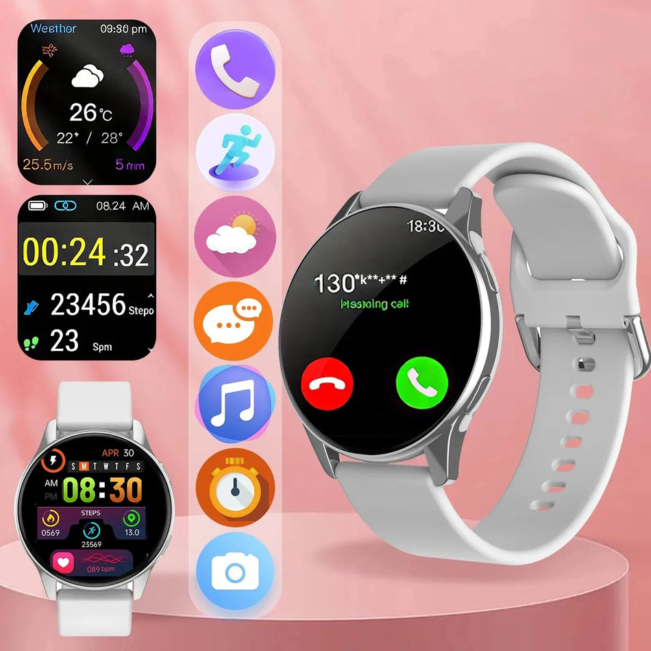 Smartwatch with Calling, Health Tracking, Sports Modes, Music