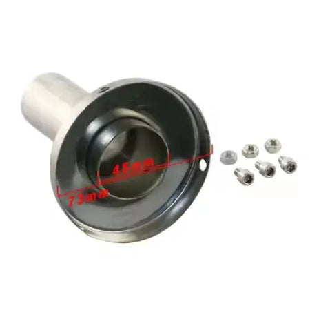Universal Adjustable 3' /3.5' /4'' / 4.5'' Car Exhaust DB-Killer Stainless Steel Muffler Silence Reduce Noise Sound Control by InterCyprus Trading Ltd