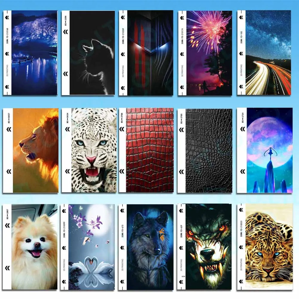 3D Embossed Shining Rear Sticker &ndash; HD Anti-Blue Film