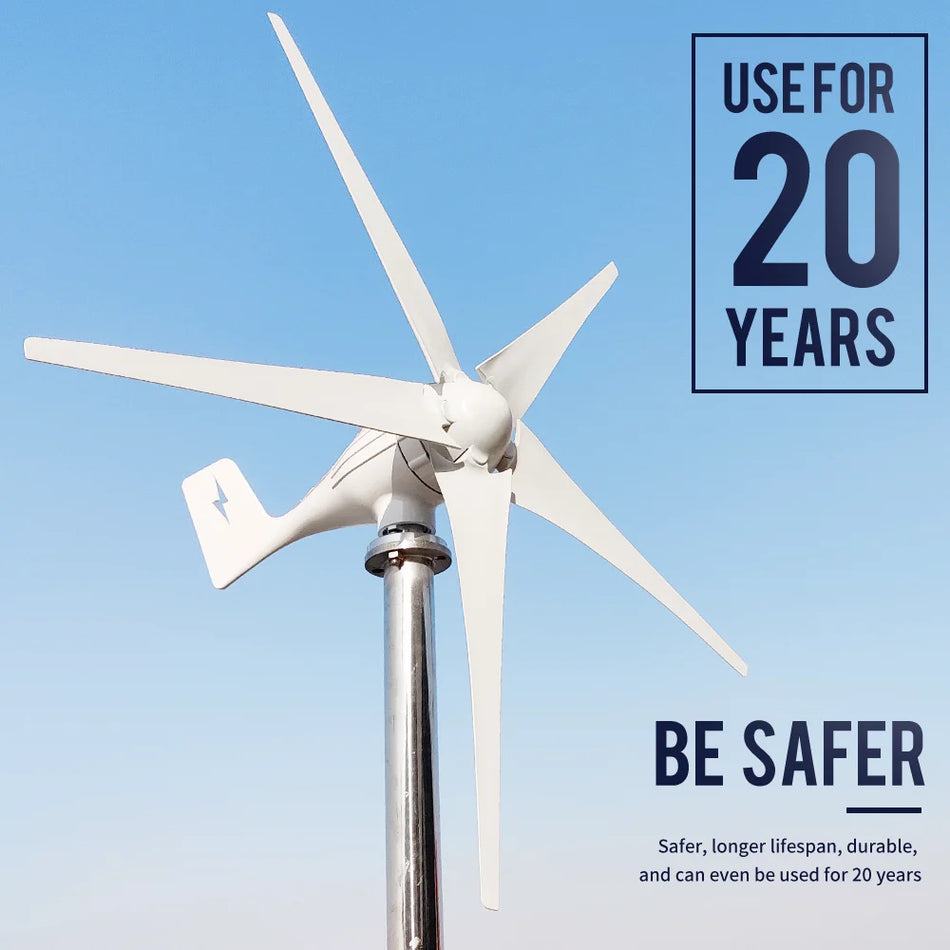 Turbină eoliană de 4000W pentru sistem Off Grid cu MPPT 12V 24V 48V