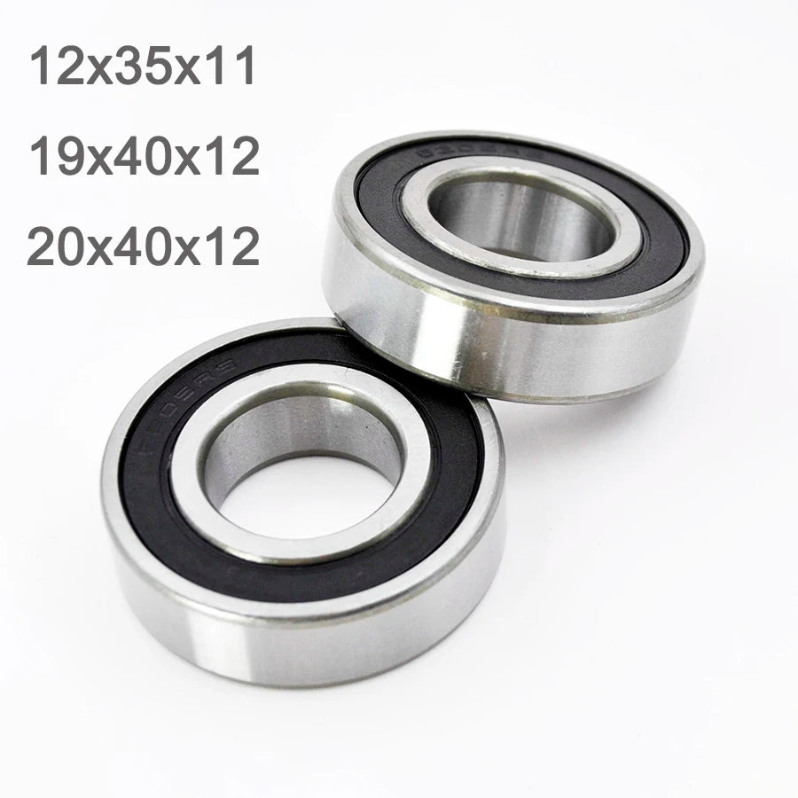 6203-2RS20 Bearings &ndash; Rubber Sealed Deep Groove Bearing CHINA / 12x35x11mm / 2Pcs