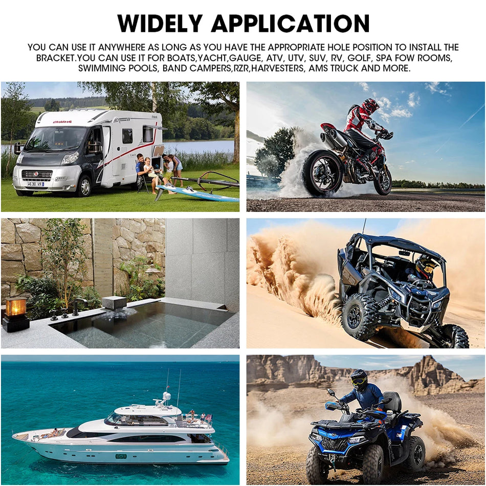 AKAMATE MS-50RV MP5 Marine Stereo &ndash; 3-Inch Video Screen