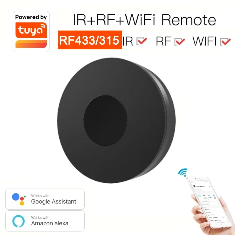 Tuya RF315/433 IR Remote &ndash; WiFi Voice Control TV and AC