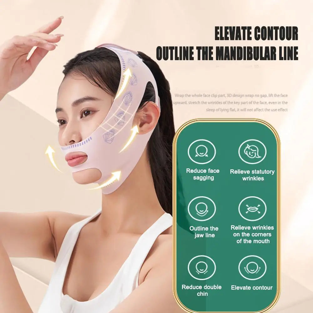 Chin Cheek Slimming V Shaper Mask - Anti-Wrinkle &amp; Lifting Solution