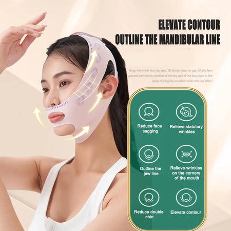 Chin Cheek Slimming V Shaper Mask - Anti-Wrinkle &amp; Lifting Solution