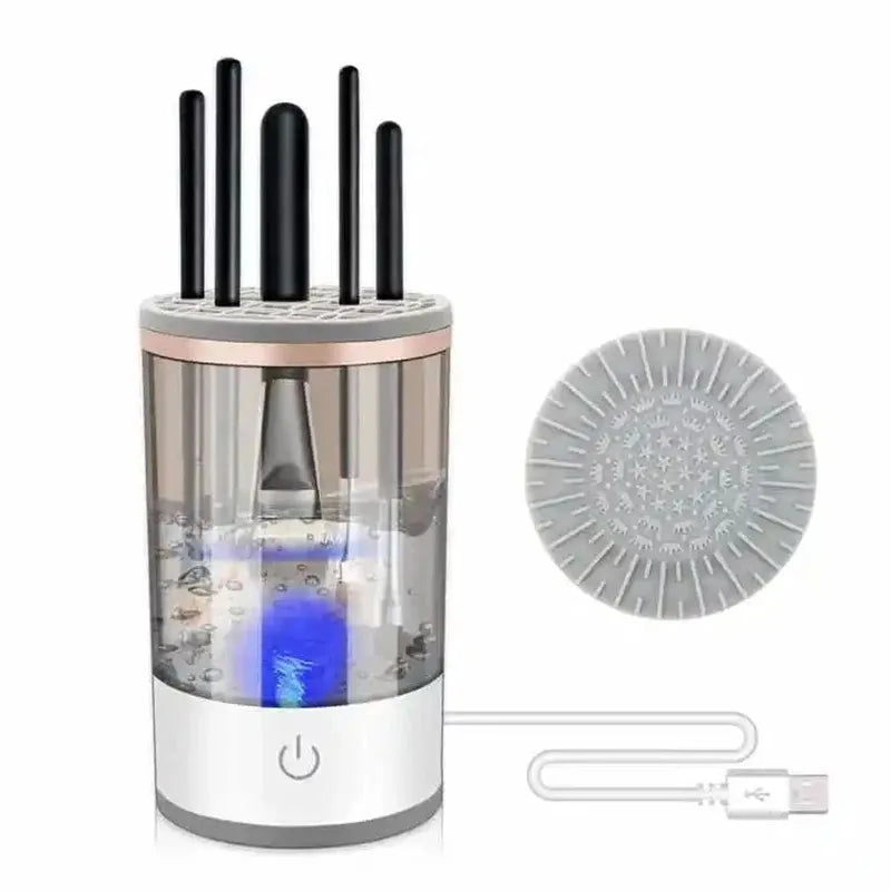 3 In 1 Electric Makeup Brush Cleaner &ndash; Sonic Deep Cleaning