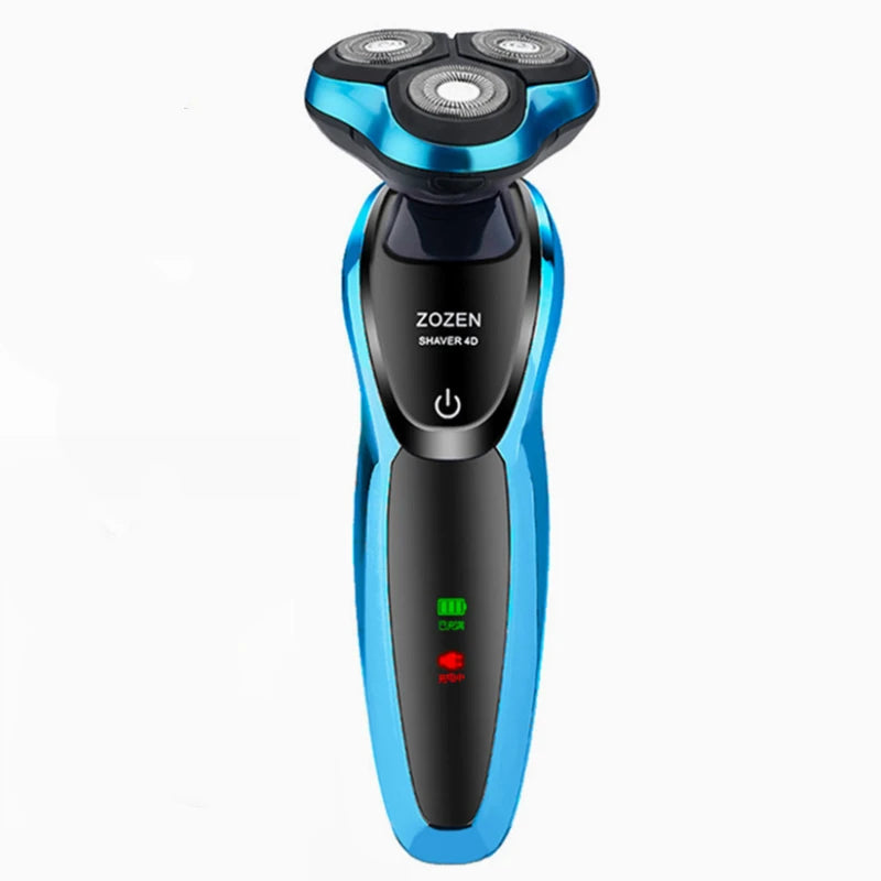 ZOZEN Rechargeable Waterproof Rotary Electric Shaver for Men S5001-1  No LCD
