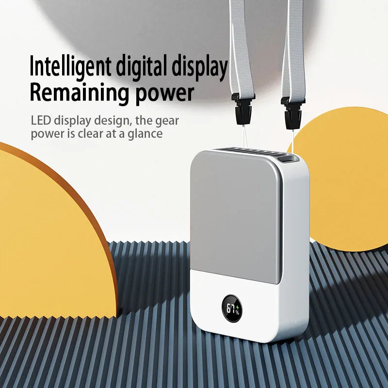 New Lazy Hanging Neck Small Fan &ndash; USB Rechargeable Portable