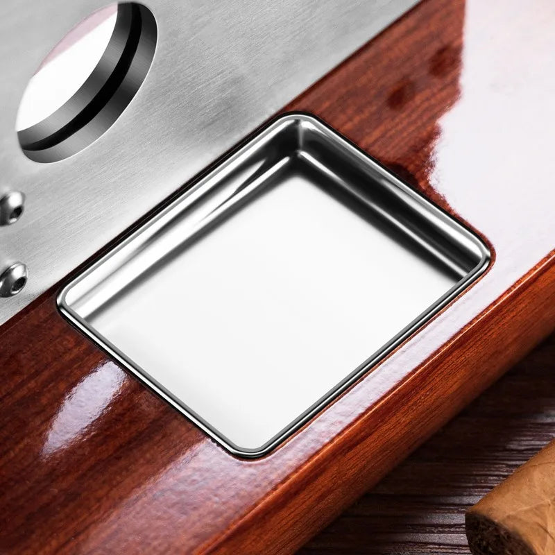 Bordstopp i rostfritt stål cigarrskärare med press lyx