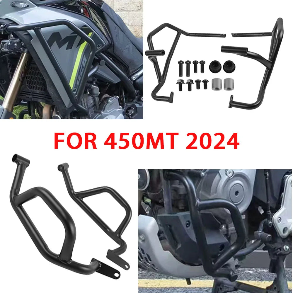 CFMOTO 450-MT 2024 Motorcycle Engine Guard Crash Bar Bumper Protector