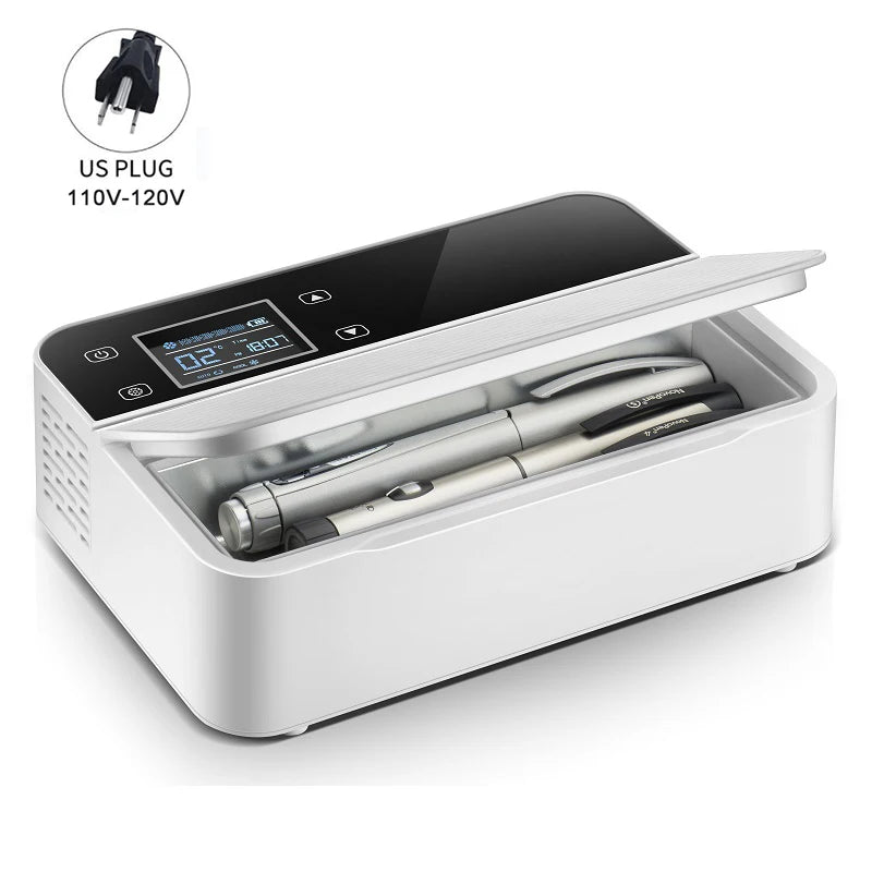 Mini Insulin Refrigerator 260mL 10200mAh - Portable Cooling US Plug