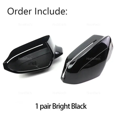 Rearview Exterior Side Mirror Caps for BMW X3 G45 2025-2027 Left Hand Drive Side Mirror Caps Bright Black Sticker by InterCyprus Trading Ltd
