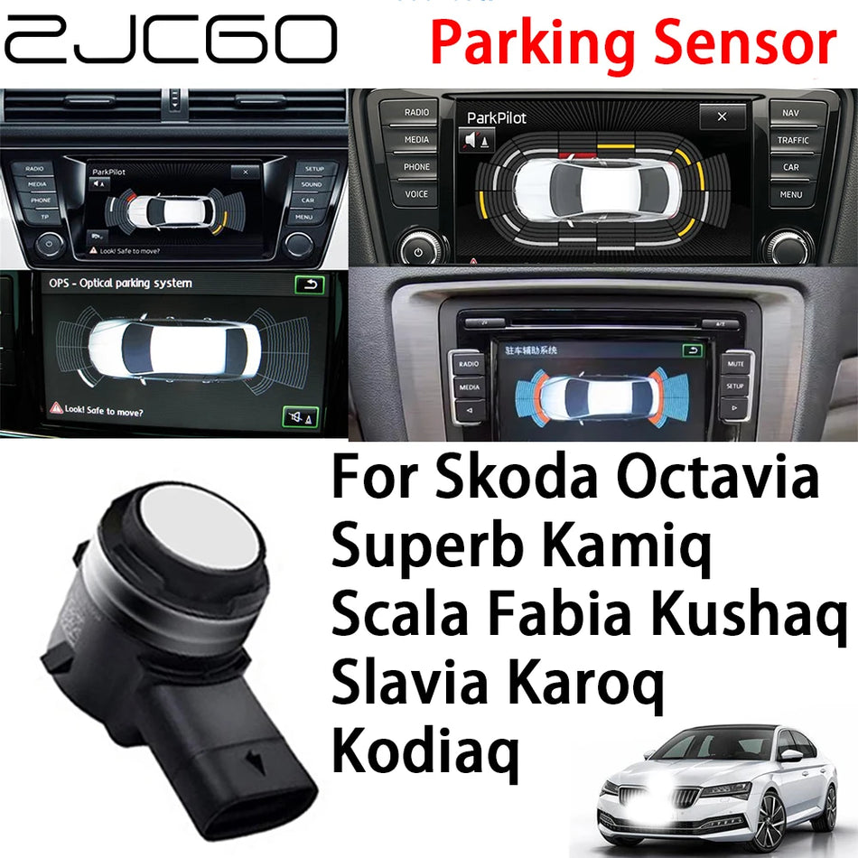 Kit di Sensori di Parcheggio per Skoda Octavia Anteriore e Posteriore Sistema Radar di Backup con Sei Sensori