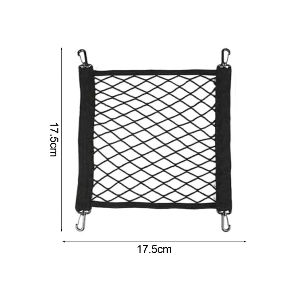 Car Luggage Storage Net 30x30cm With Elastic Band, 2pcs